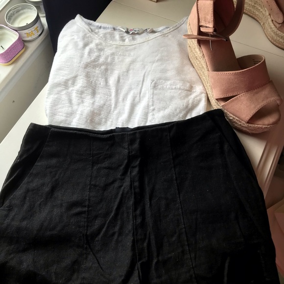 ASOS black shorts zipper size 6 - Picture 2 of 6